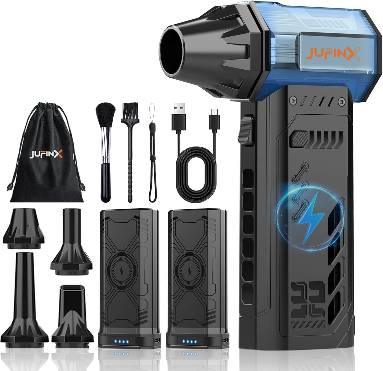 JUFINX Air Duster Snow Blower